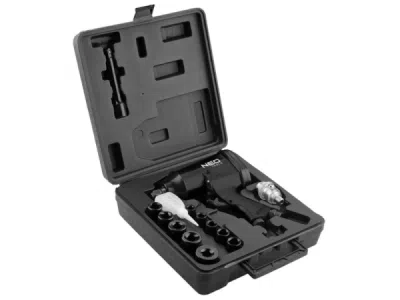 Pneumatický rázový utahovák, 1/2", 320 Nm, sada se zásuvkami 14-502 NEO TOOLS
