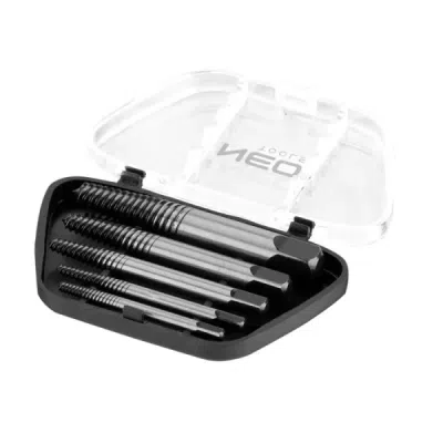Vytahovače zlomených šroubů, sada 5 ks. 09-615 NEO TOOLS