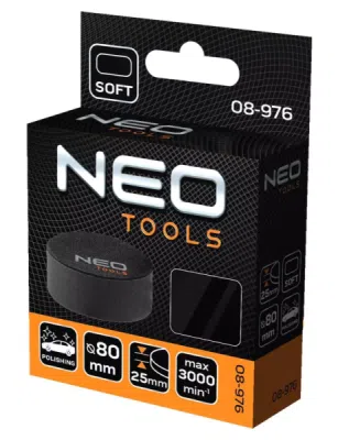 Leštící podložka 80 x 25 mm, měkká houba 08-976 NEO TOOLS