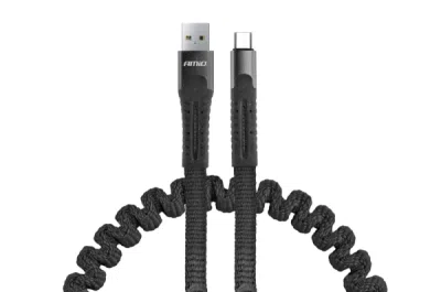 Pružinový micro USB kabel 1,2 m UC-12 AMIO-02529