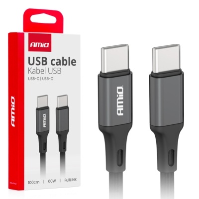 USB-C - USB-C nabíjecí kabel 60W 100cm FullLINK AMIO-03902
