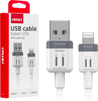 USB-A nabíjecí kabel - LIGHTNING IPHONE 3A 100cm FullLINK AMIO-03907