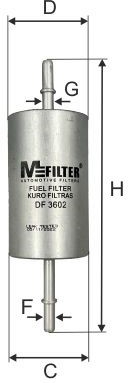 FILTRU COMBUSTIBIL MFILTER