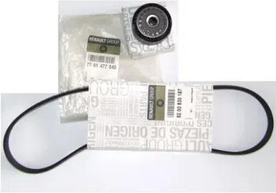 Set curea transmisie cu caneluri OE DACIA RENAULT 7701477540