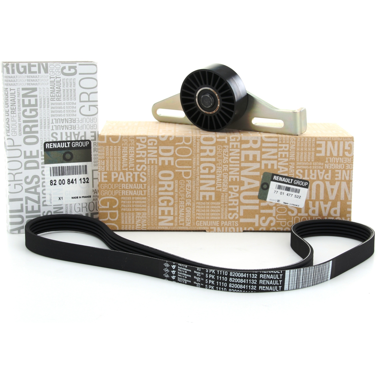 Set curea transmisie cu caneluri OE DACIA RENAULT 7701477522