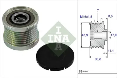 Sistem roata libera, generator Schaeffler INA 535 0081 10