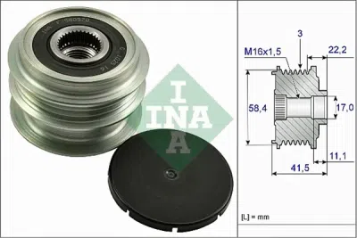 Sistem roata libera, generator Schaeffler INA 535 0269 10