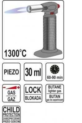 Kaasupoltin 30 ml / YT-36700
