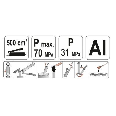 Rasvapuristin 500 G / YT-0700