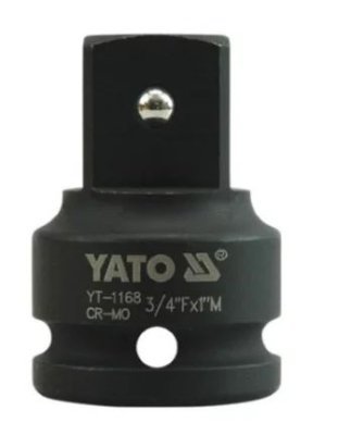 Voimahylsy, adapteri 3/4" 19mm / YT-1168