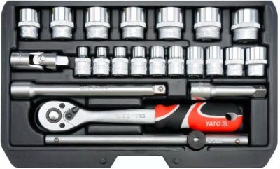 Työkalusarja 3/8" 22 osaa / YT-38561