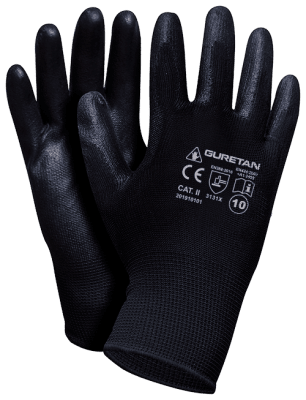 Guretan set B asentajanhanska Musta, Koko 8, 12 paria paketissa (0,67€ / pari)