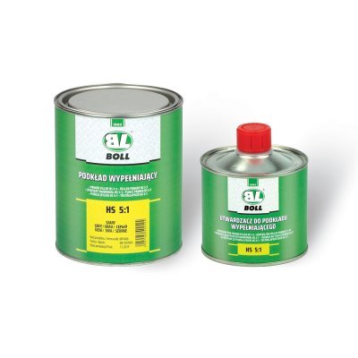 BOLL 2K Täytepohjamaali Harmaa 800ml / Primer filler HS 5:1 (kovete myydään erikseen)