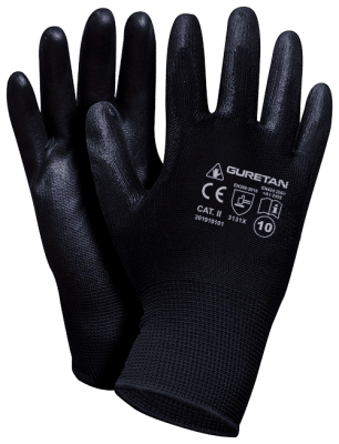 Guretan set B asentajanhanska Musta, Koko 9, 12 paria paketissa (0,67€ / pari)