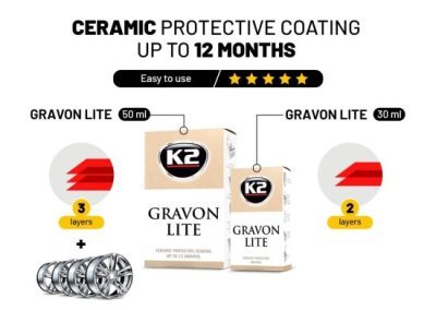 K2 Gravon Lite keraaminen pinnoite, 30ml