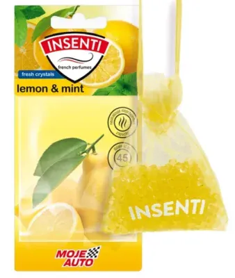 MojeAuto Ilmanraikastin pussi 20G INSENTI Sitruuna & Minttu