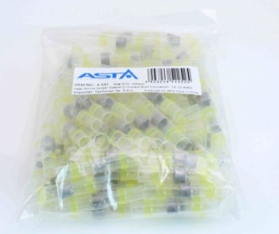 ASTA Kutistejatkoliitin keltainen 100kpl 4,0-6,0mm2 - A-S41