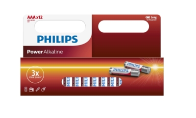 PHILIPS Power Alkaline AAA x 12kpl