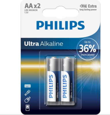 PHILIPS Ultra alkaline AA x2kpl