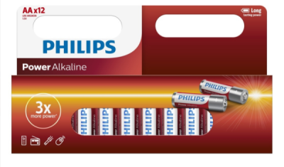 PHILIPS Power Alkaline AA x12kpl