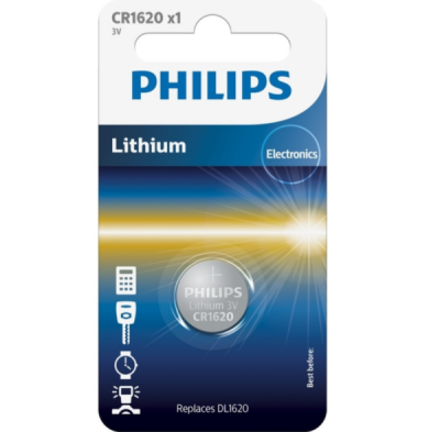PHILIPS Lithium CR1620 x1kpl