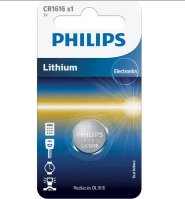 PHILIPS Lithium CR1616 x1kpl