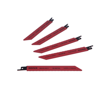 Puukkosahan teräpaketti BI-METAL, STAL, 14 TPI X 152 MM 5kpl