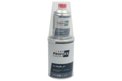 PROFIRS Pohjamaali Musta 4:1 + Kovete, 1,25 litraa, 0RS125-1.25L