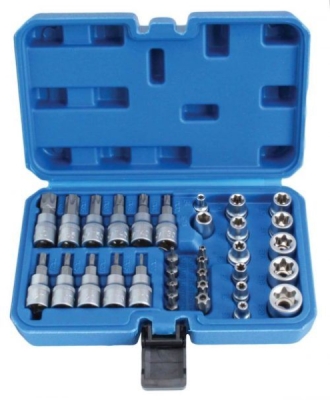 ASTA S-34TES, 34 osainen torx sarja