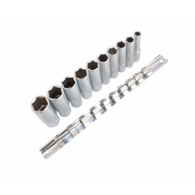 ASTA 543SET10-6 Hylsysarja 8 - 19 , 3/8''