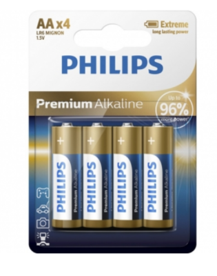 PHILIPS Premium alkaline AA x4kpl