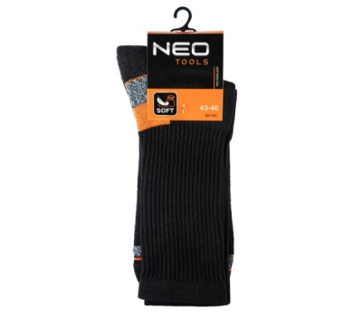 NEO Tools 82-351 Pitkävartiset sukat, ribbiresorilla, 43-46