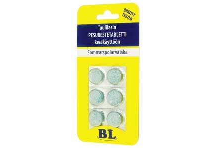 BL Tuulilasin pesunestetabletit