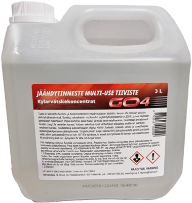 GO4 Jäähdytinneste tiiviste MULTI-USE, 3 Litraa