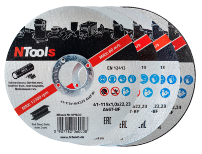 NTools Katkaisulaikka 125x1,2x22,23