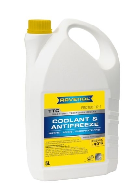 Jäähdytinneste RAVENOL TTC C11, valmis, 5 litraa