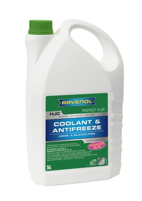 Jäähdytinneste RAVENOL HJC FL22, 5 litraa