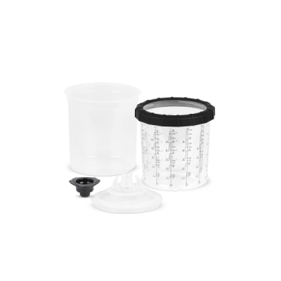SOLL Sihdillinen ruiskutuskuppi 650 ml, 50 kpl