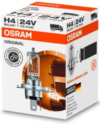 H4 AUTOLAMPPU 75/70W 24V 64196 P43t