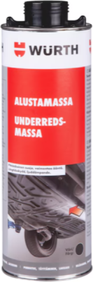 ALUSTAMASSA MUSTA 1LITRA Wurth