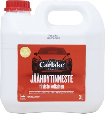 Carlake keltainen longlife jäähdytinneste 3L