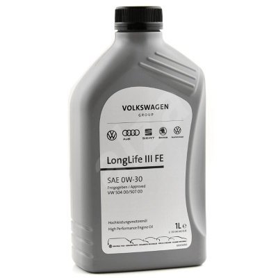 Motorový olej originál Škoda/VW 0W30 1L LLIII FE 504.00 507.00