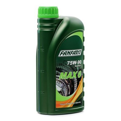 Převodový olej FANFARO 75W90 1L GL4/GL5 SYNTHETIC / MAN 342 M1/M2/M3