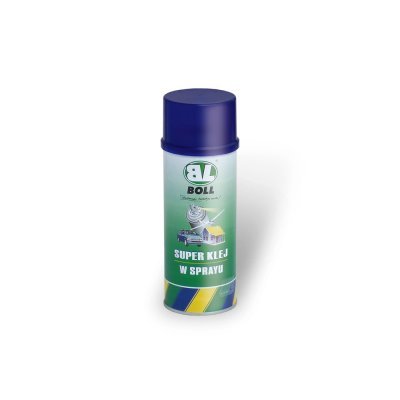 Super lepidlo 400ml Boll sprej na plast/kov/sklo/fólie/látka/dřevo/papír/kůže/guma