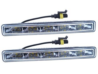 Světla denního svícení 5 HIGH POWER LED 12/24V (182x23x51mm), 33550