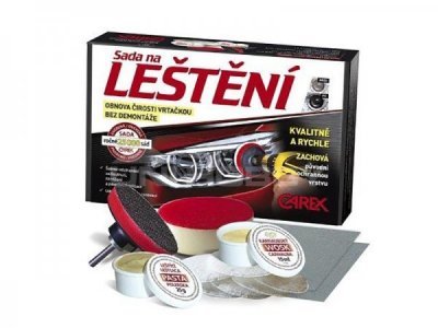 Sada na leštění světlometů CAREX 04030