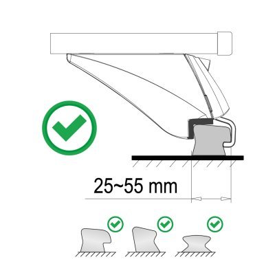 Nosič příčný 135 cm ALU INTEGRAL