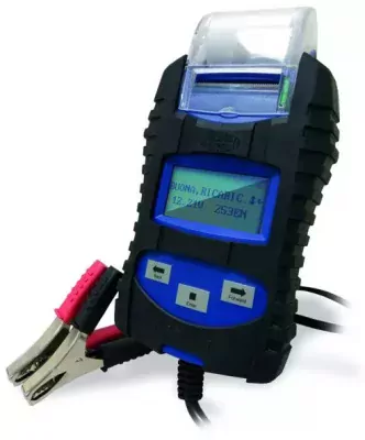 Tester baterii s tiskarnou