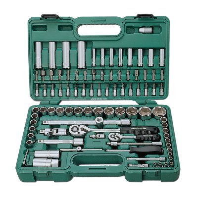 Sada hlavic 1/4"-1/2" 94 dílů
