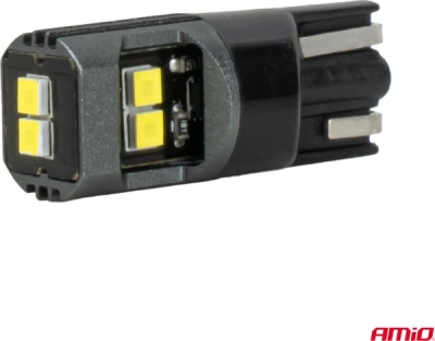 LED žiarovky CANBUS T10 2020 6SMD White 12/24V AMIO-05010